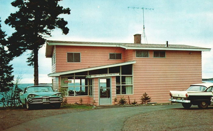 Johnsons Coral Inn Restaurant - Vintage Postcard